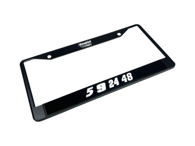 Hendrick Motorsports Team Numbers Black License Plate Frame