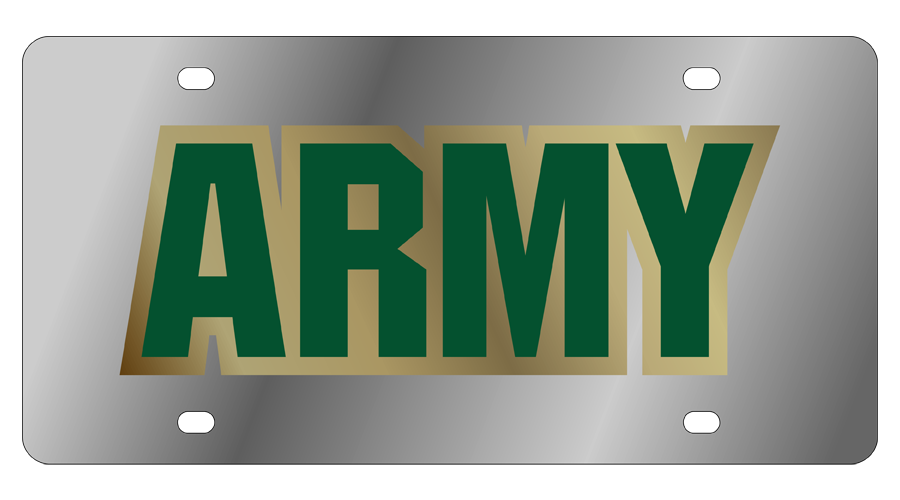 US ARMY Stainless Steel License Plate