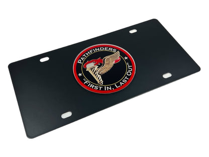 US Pathfinders Carbon Steel License Plate