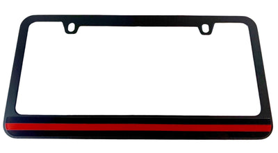 Thin Line Black License Plate Frame