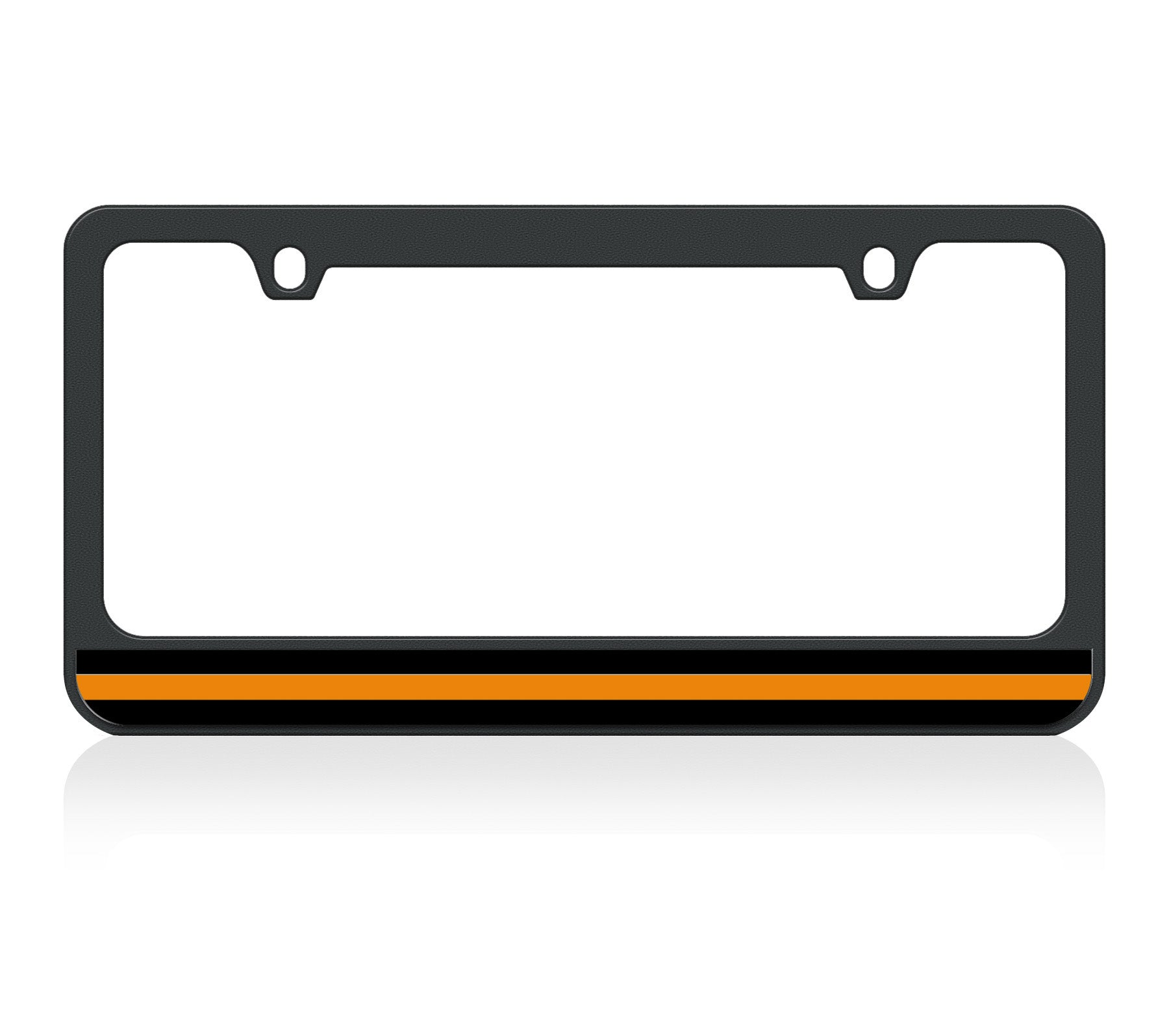 Thin Line Black License Plate Frame