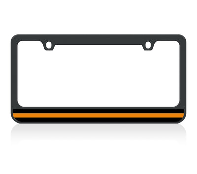 Thin Line Black License Plate Frame