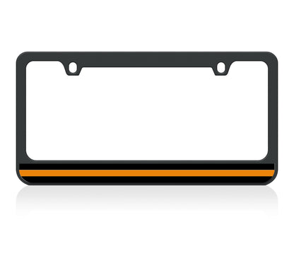 Thin Line Black License Plate Frame