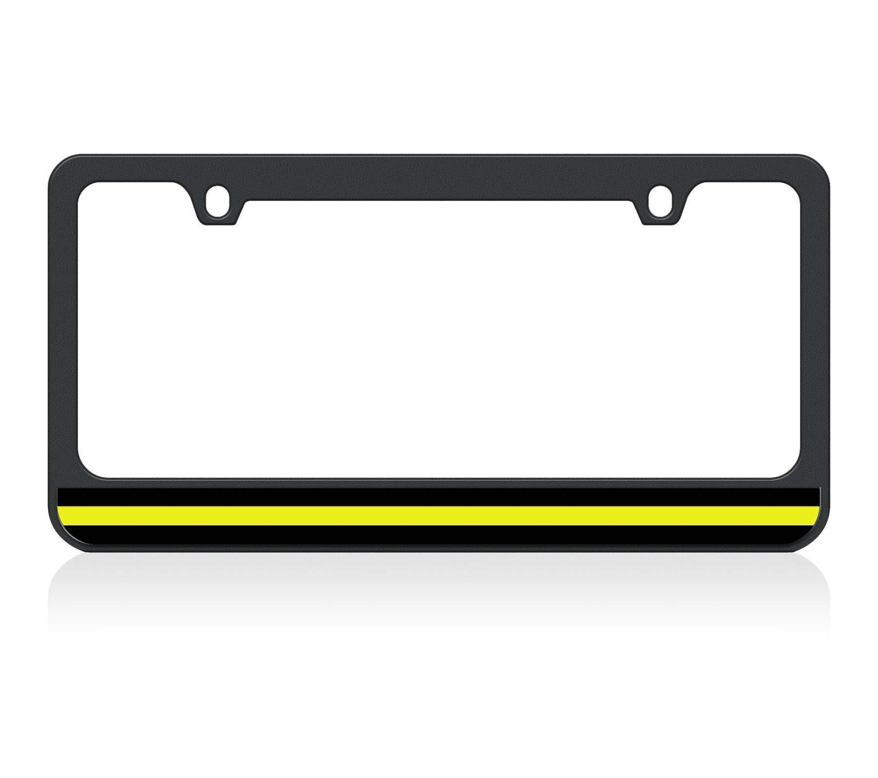 Thin Line Black License Plate Frame