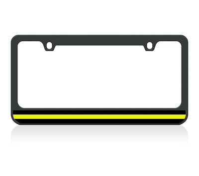 Thin Line Black License Plate Frame