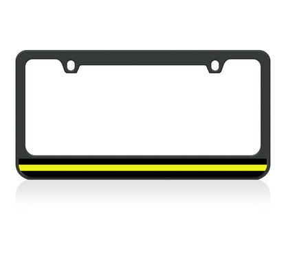 Thin Line Black License Plate Frame