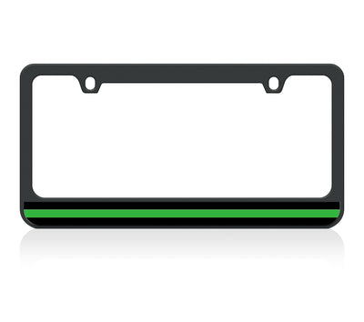 Thin Line Black License Plate Frame