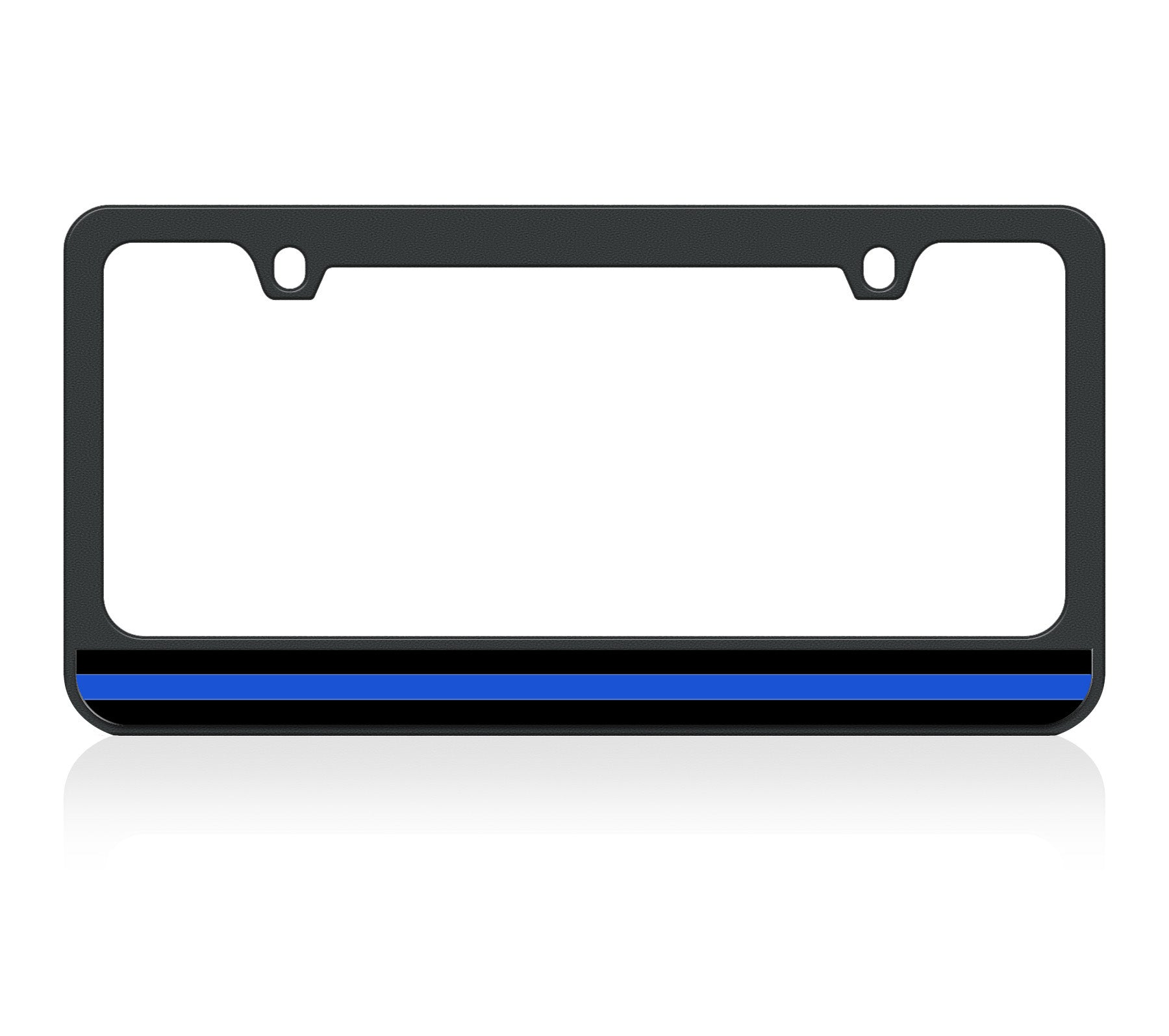 Thin Line Black License Plate Frame