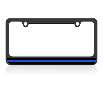 Thin Line Black License Plate Frame