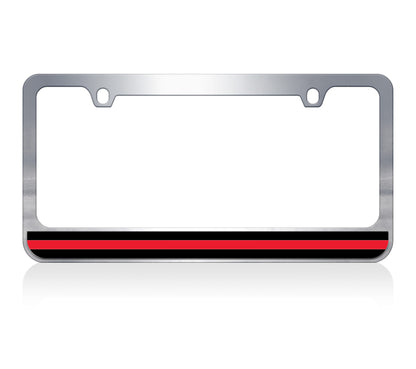 Thin Line Chrome License Plate Frame