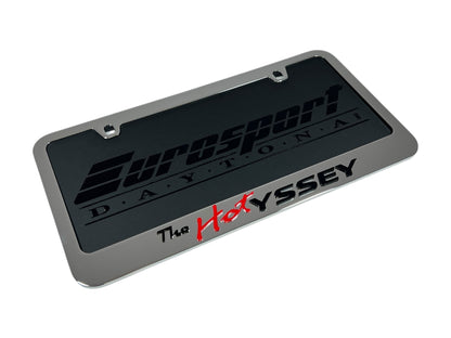 The HOT-YSSEY Chrome License Plate Frame