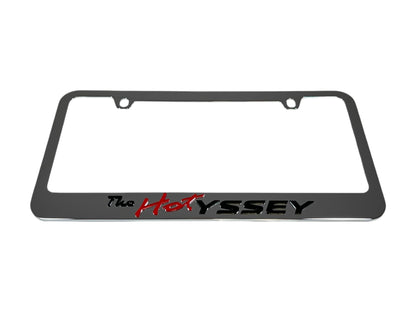 The HOT-YSSEY Chrome License Plate Frame