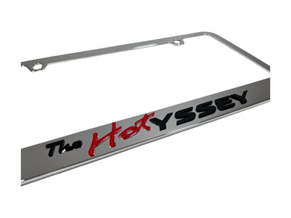 The HOT-YSSEY Chrome License Plate Frame