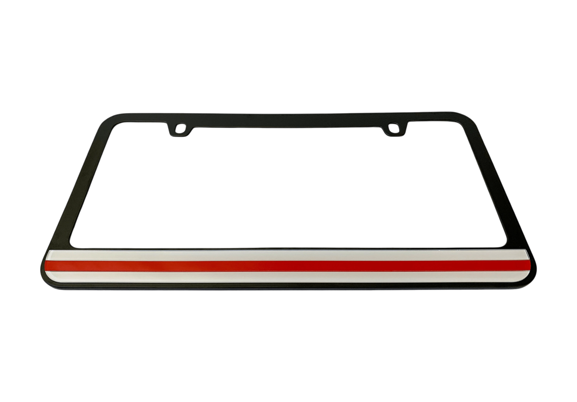 Thin Line Black License Plate Frame