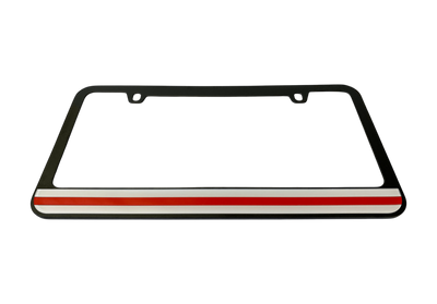 Thin Line Black License Plate Frame