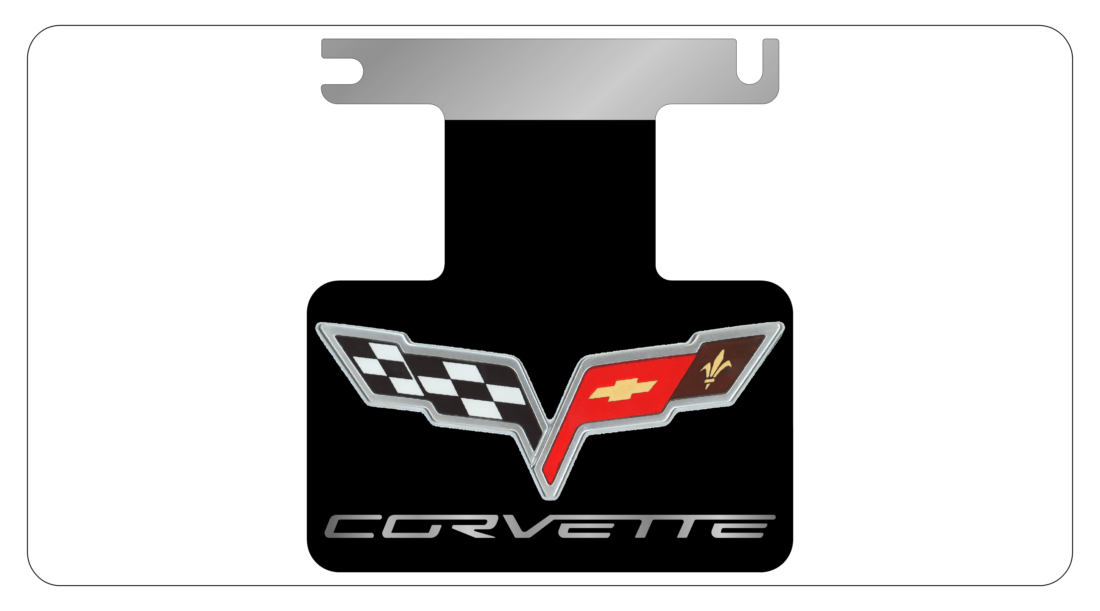 Eurosport Daytona 4209BLW Rear exhaust Enhancer Plate for C6 Corvette