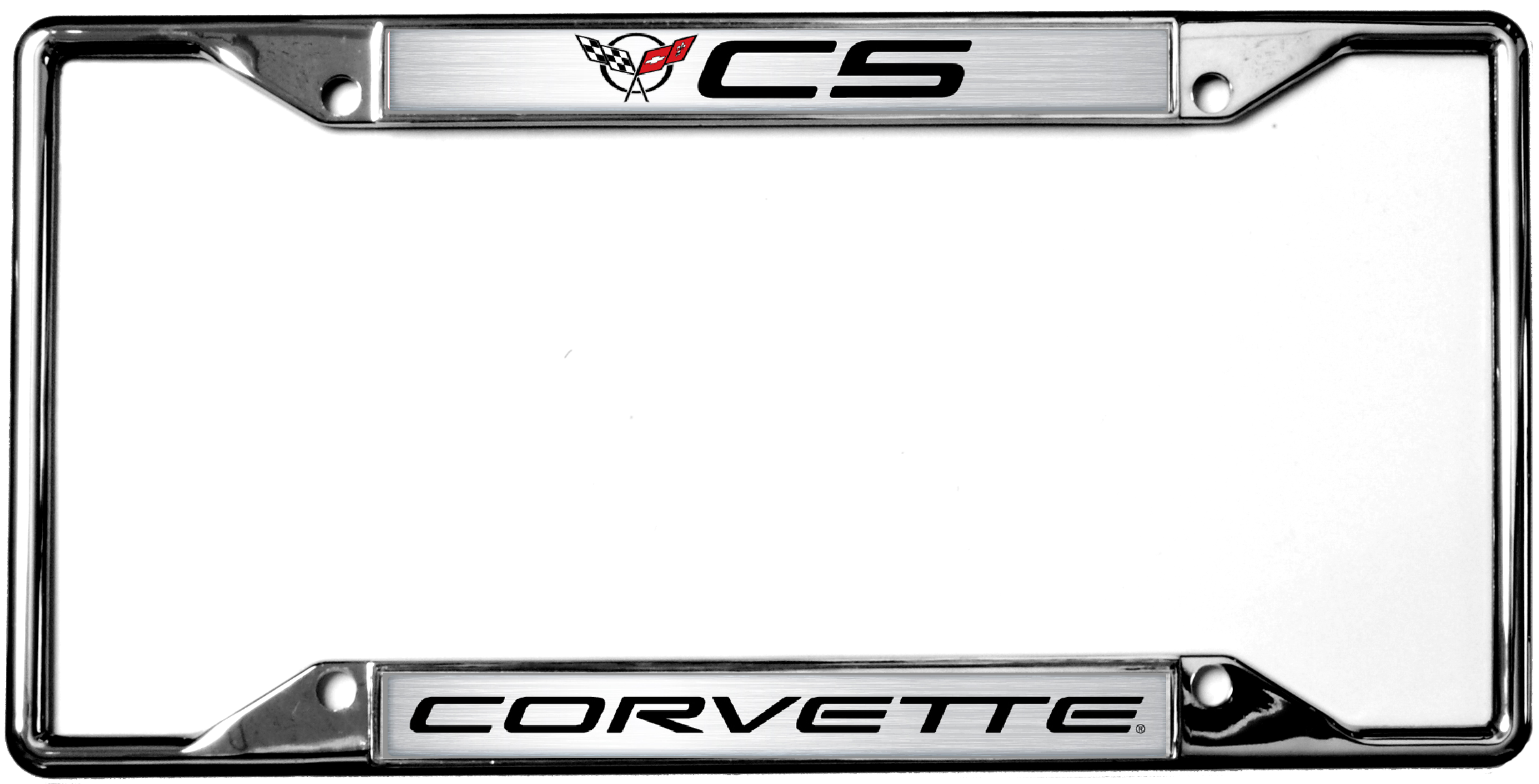 Eurosport Daytona 6350DL-1 Small Insert License Plate - for Chevy Corvette