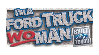 Tough-Skinz - Ford Emblem - Truck Woman