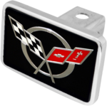 General Motors - Premium Hitch Plug - Corvette C5 Logo Flags Only