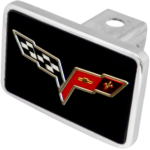 General Motors - Premium Hitch Plug - Corvette C6 Logo Flags Only