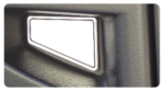 Hummer H2 Front Bumper Inserts - Mirror (No Logo)