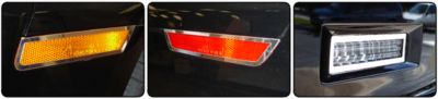Camaro Ultra-Chrome Front/Rear Side Lights and Rear Reverse Light Trim Kit
