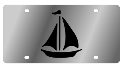 LSN - License Plate - Sailboat