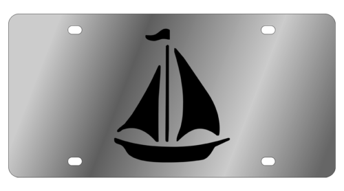 LSN - License Plate - Sailboat