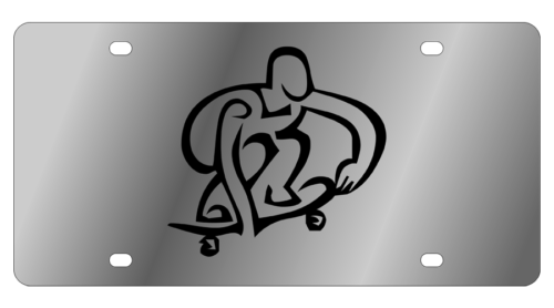 LSN - License Plate - Skateboarder