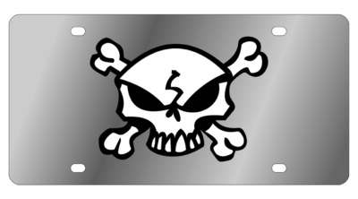 LSN - License Plate - Skull & Crossbones