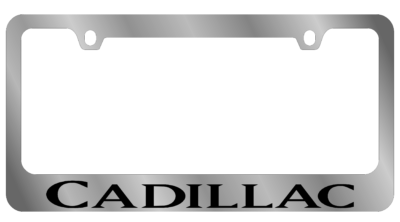 GM - License Plate Frame - Cadillac -Word