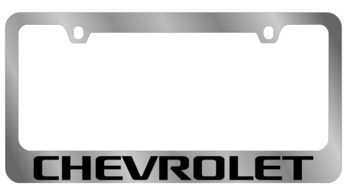 GM - License Plate Frame - Chevrolet Word