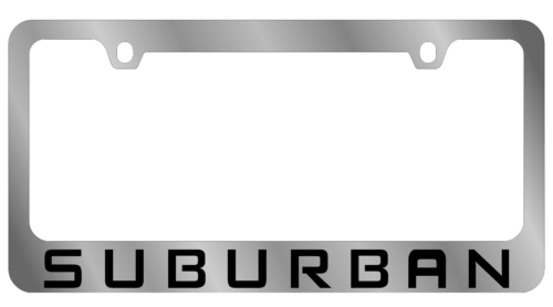 GM - License Plate Frame - Chevrolet Suburban