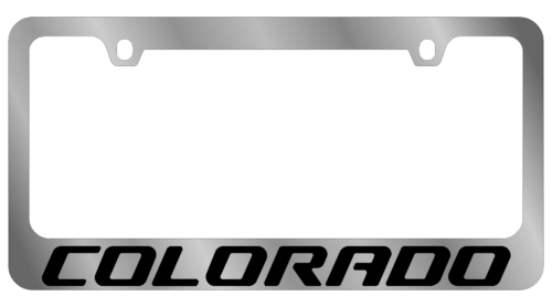 GM - License Plate Frame - Chevrolet Colorado