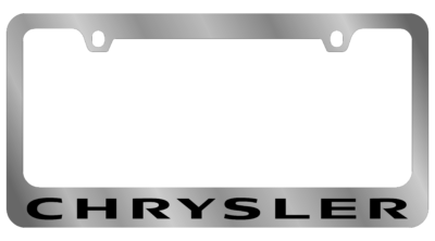 Chrysler - License Plate Frame - Chrysler Word