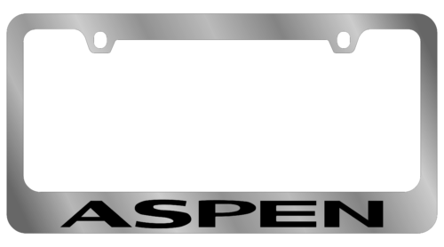 Chrysler - License Plate Frame - Chrysler Aspen