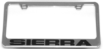 GMC - License Plate Frame - Sierra - Word Only
