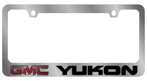 GMC - License Plate Frame - Yukon - Logo/Word