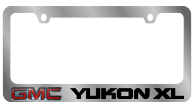 GMC - License Plate Frame - Yukon XL - Logo/Word