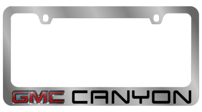 GMC - License Plate Frame - Canyon - Logo/Word