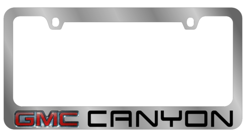 GMC - License Plate Frame - Canyon - Logo/Word