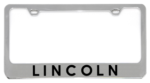 Lincoln - License Plate Frame - Lincoln - Word Only