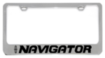 Lincoln - License Plate Frame - Navigator - Logo/Word