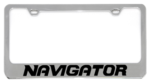 Lincoln - License Plate Frame - Navigator - Word Only