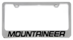 Mercury - License Plate Frame - Mountaineer - Word Only