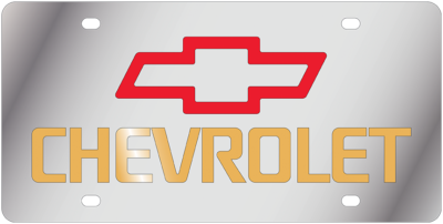 Chevrolet - SS Plate - Chevrolet Logo w Word