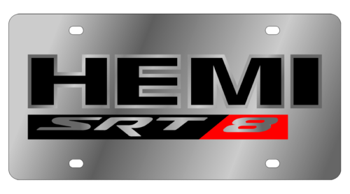 MOPAR - SS Plate - HEMI with SRT 8