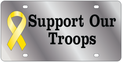Lifestyle - SS Plate - Support Our Troops