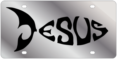 Lifestyle - SS Plate - Jesus-Fish