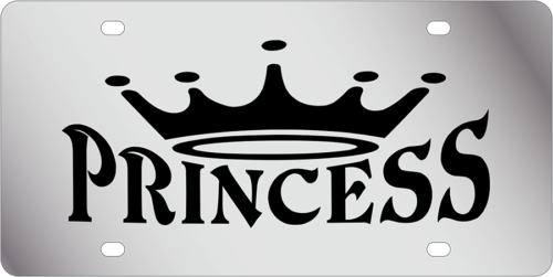 Lifestyle - SS Plate - Princess with crown